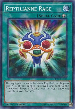 Reptilianne Rage Shatterfoil (BP03-EN166) [BP03]
