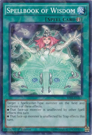 Spellbook of Wisdom Shatterfoil (BP03-EN177) [BP03]