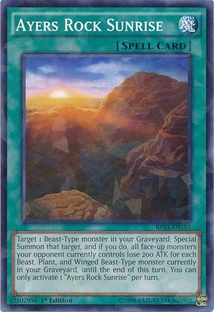 Ayers Rock Sunrise Shatterfoil (BP03-EN183) [BP03]
