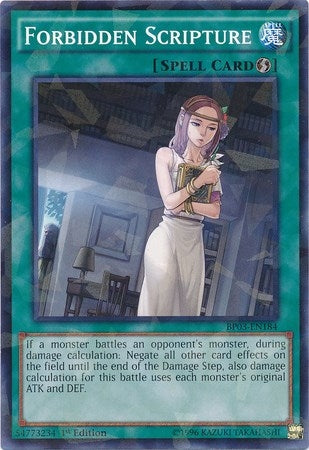 Forbidden Scripture Shatterfoil (BP03-EN184) [BP03]