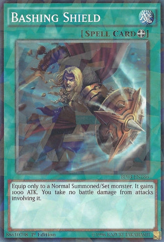 Bashing Shield Shatterfoil (BP03-EN186) [BP03]