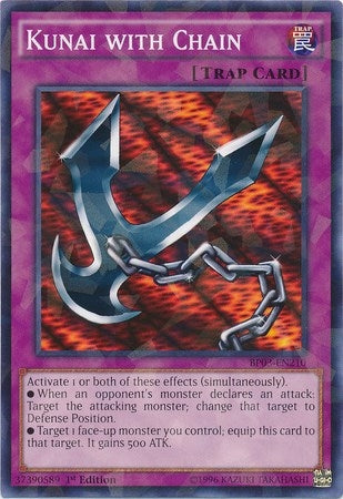 Kunai with Chain Shatterfoil (BP03-EN210) [BP03]