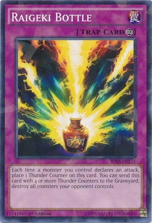 Raigeki Bottle Shatterfoil (BP03-EN224) [BP03]