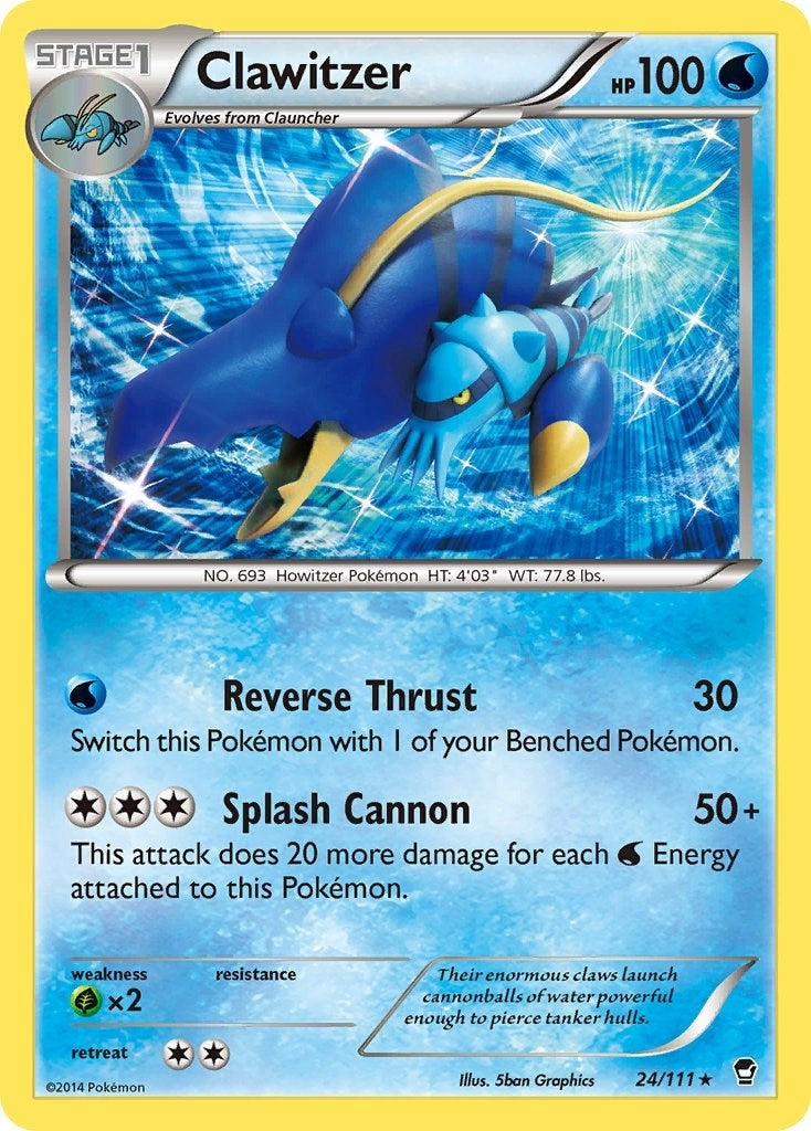 Clawitzer (24/111) (XY - Furious Fists)