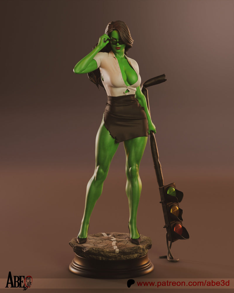 She-Hulk Resin Statue - view 1