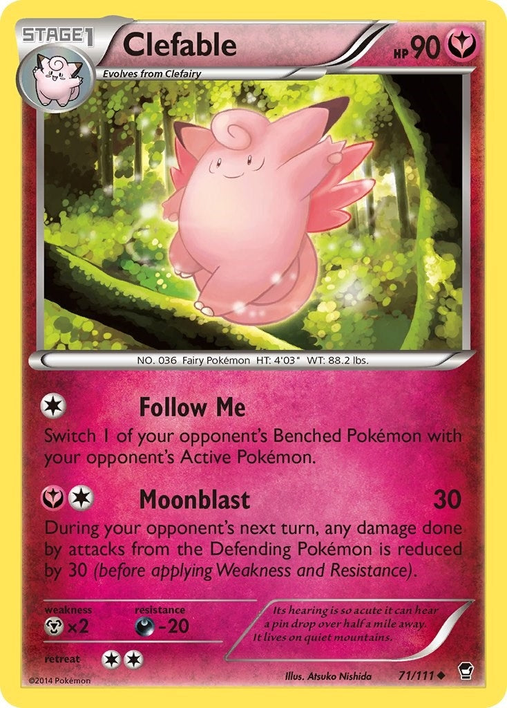 Clefable (71/111) (XY - Furious Fists)