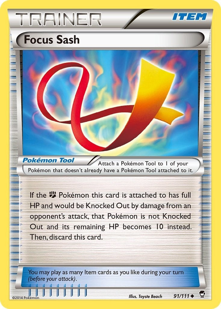 Focus Sash (91/111) (XY - Furious Fists)