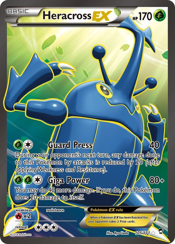 Heracross EX 105 Full Art (105/111) [FFI]