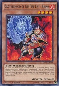 Brotherhood of the Fire Fist Rhino (MP14-EN014) [MP14]