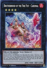 Brotherhood of the Fire Fist Cardinal (MP14-EN031) [MP14]