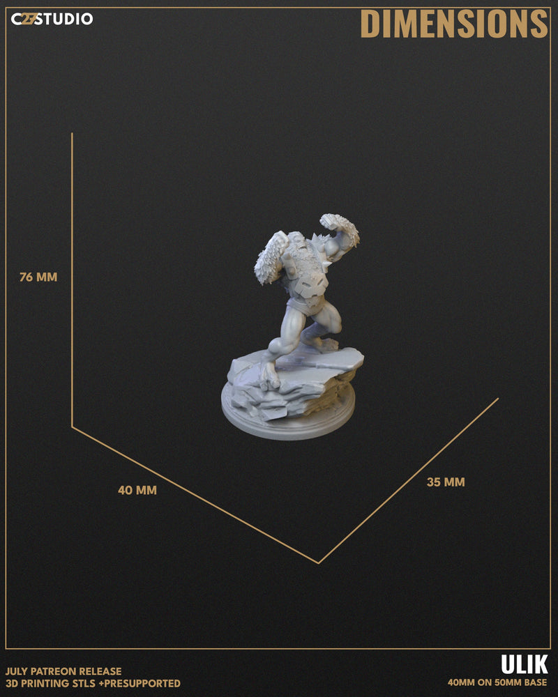 Ulik - Marvel MCP-Compatible Resin Miniature