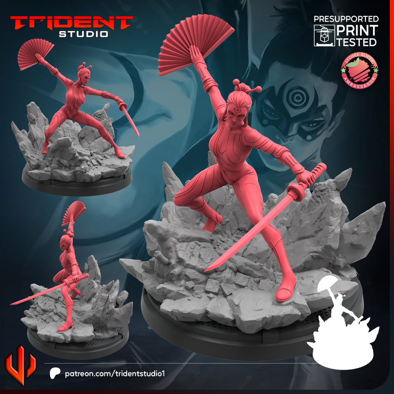 LADY BULLSEYE - Marvel MCP-Compatible 40mm Resin Miniature