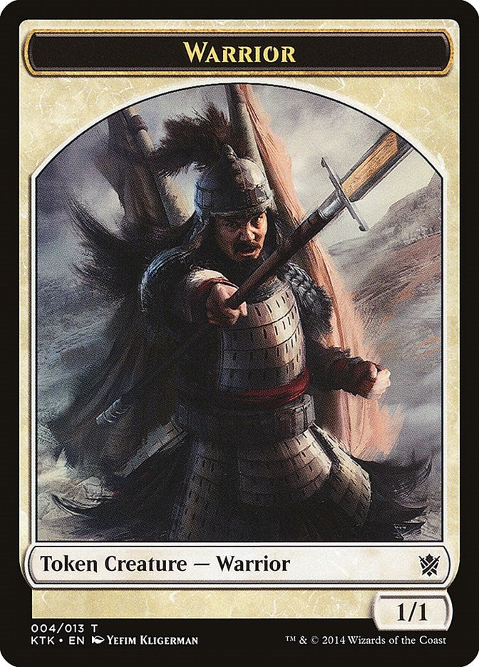 Warrior Token 004 (4) [KTK]