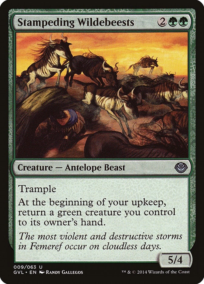 Stampeding Wildebeests [DD3]