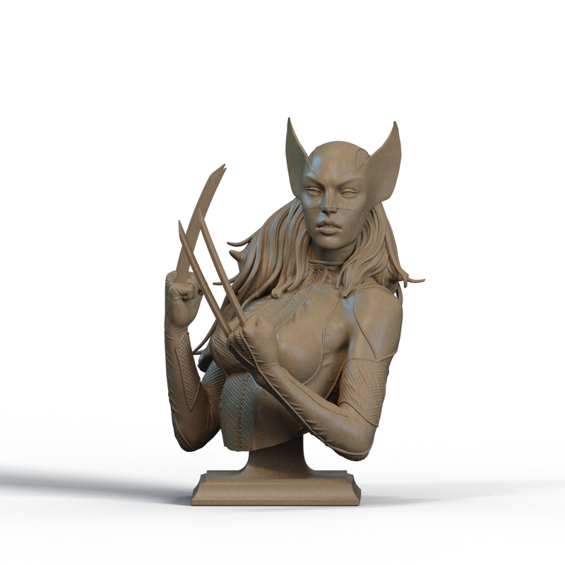 X-23 Resin Bust - view 2
