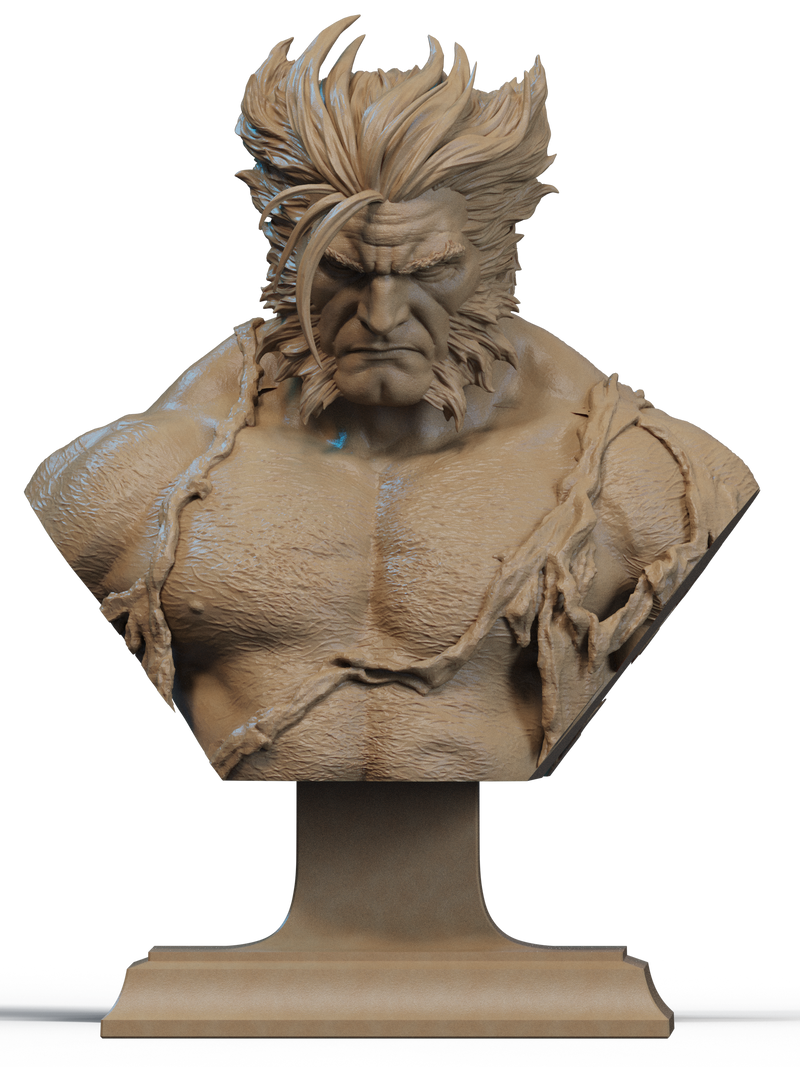 Logan Resin Bust - Design 2 - view 1