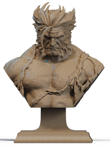 Logan Resin Bust - Design 2 - view 1