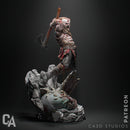 Kratos Resin Statue - Design 1 - view 2