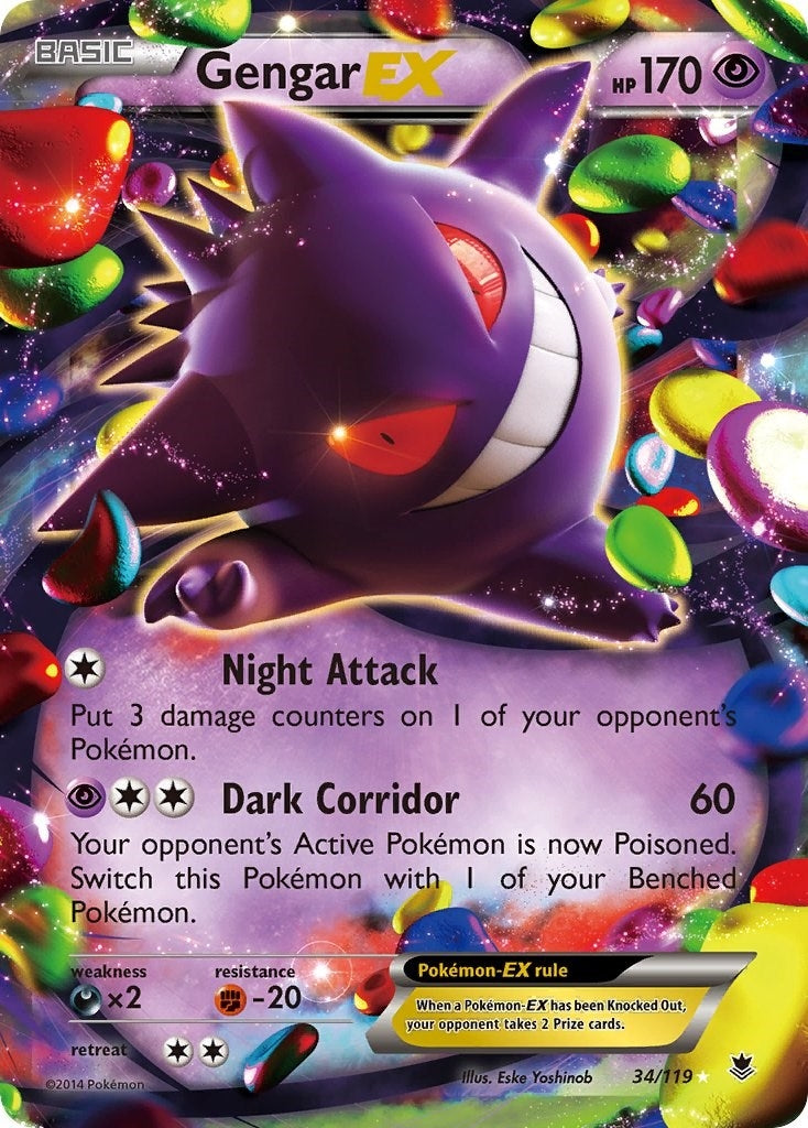 Gengar EX (34/119) [PHF]