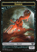 Horror Zombie Black Double sided Token (15 // 16) [C14]