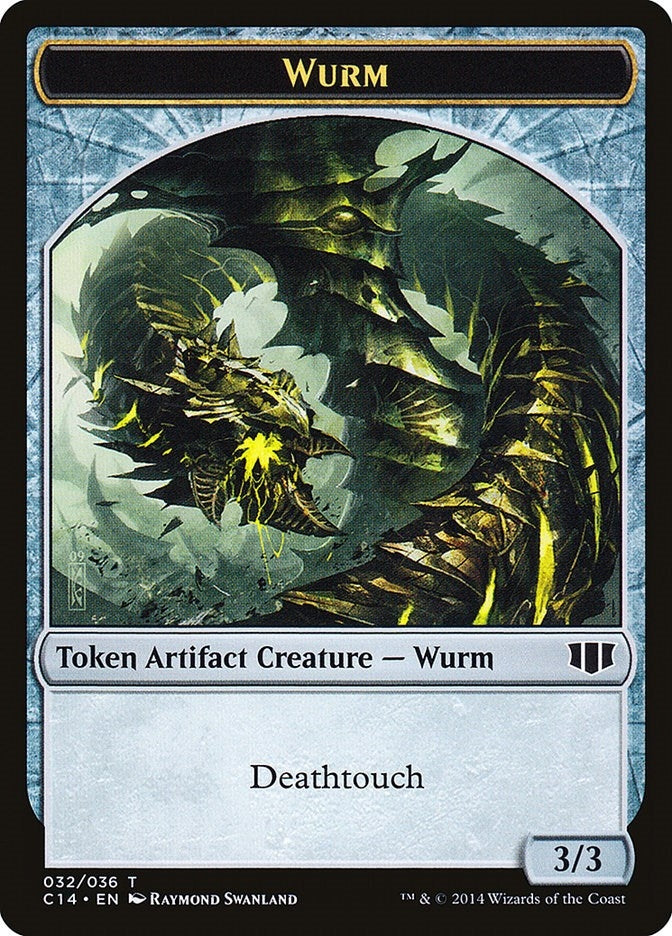 Wurm Deathtouch Goat Double sided Token (32 // 3) [C14]
