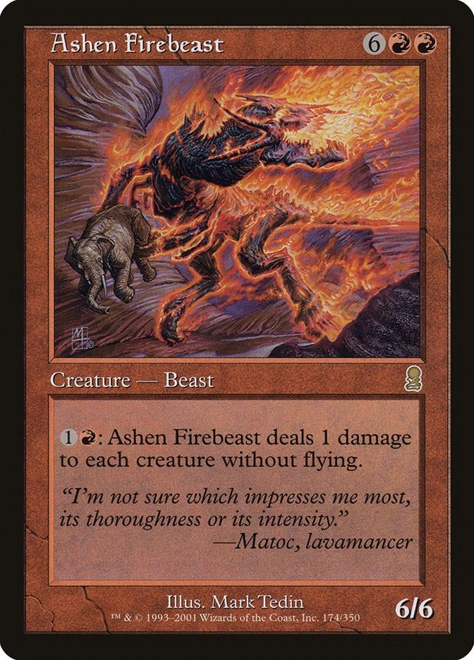 Ashen Firebeast (174) [ODY]