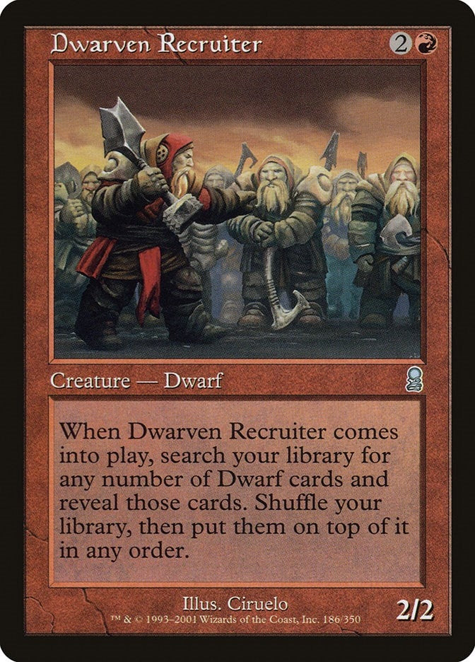 Dwarven Recruiter (186) [ODY]
