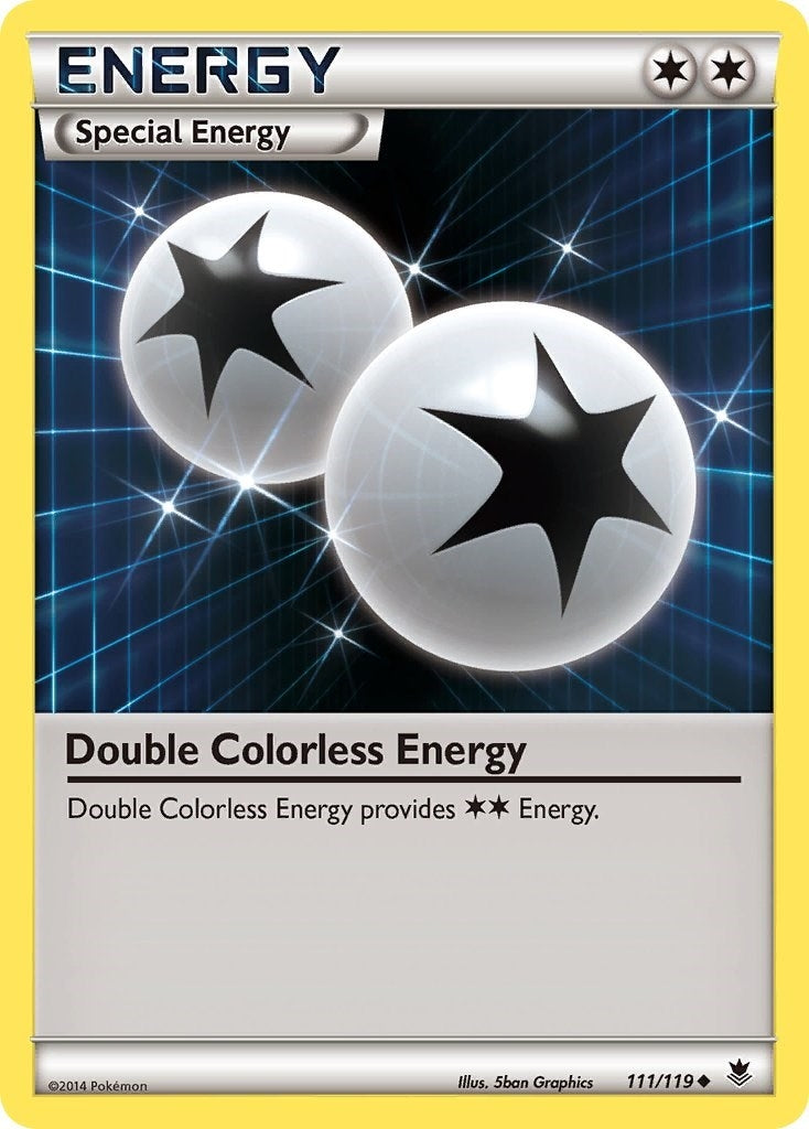 Double Colorless Energy (111/119) (XY - Phantom Forces)