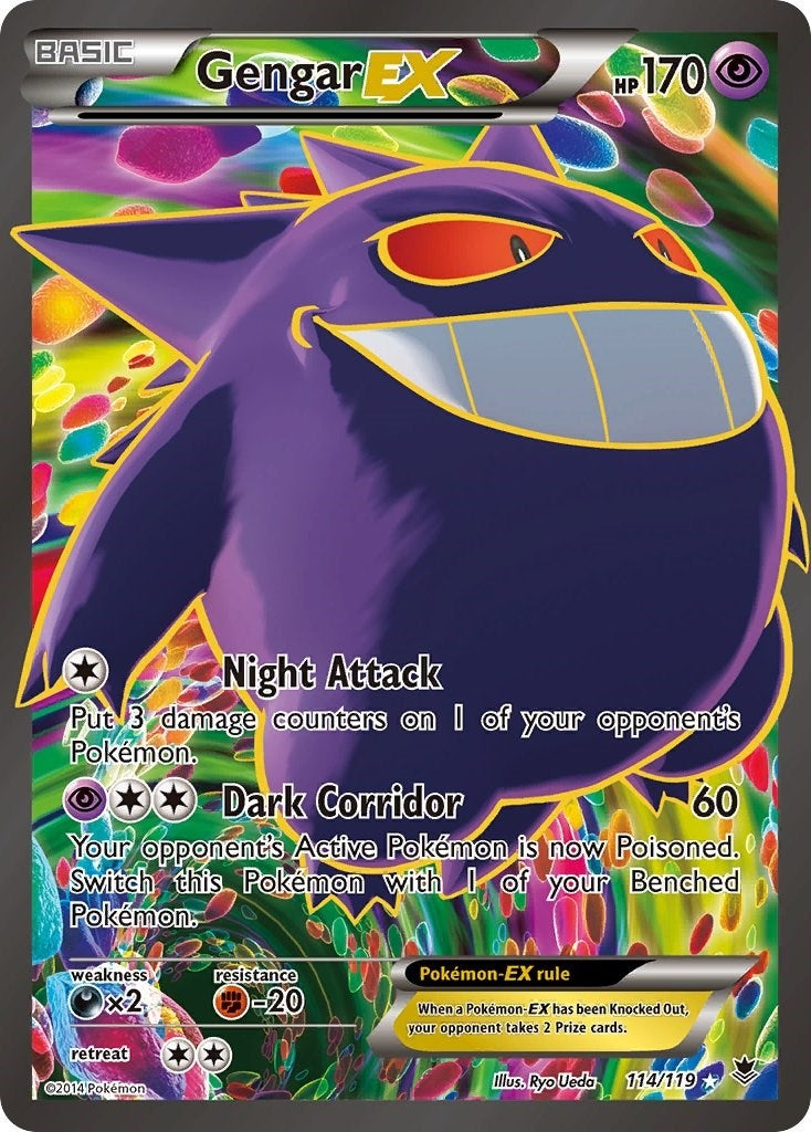 Gengar EX 114 Full Art (114/119) [PHF]