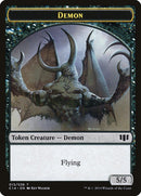 Demon 5 5 Zombie Black Double sided Token (13 // 16) [C14]