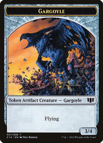 Gargoyle Elf Warrior Double sided Token (27 // 24) [C14]