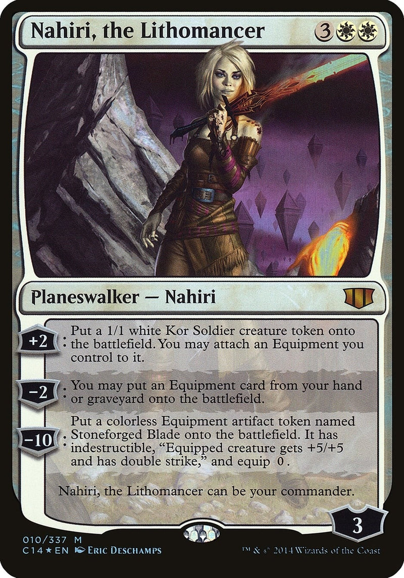 Nahiri the Lithomancer Commander 2014 (10) [OVER]