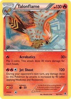 Talonflame 10 119 XY Phantom Forces (010/119) [PR]