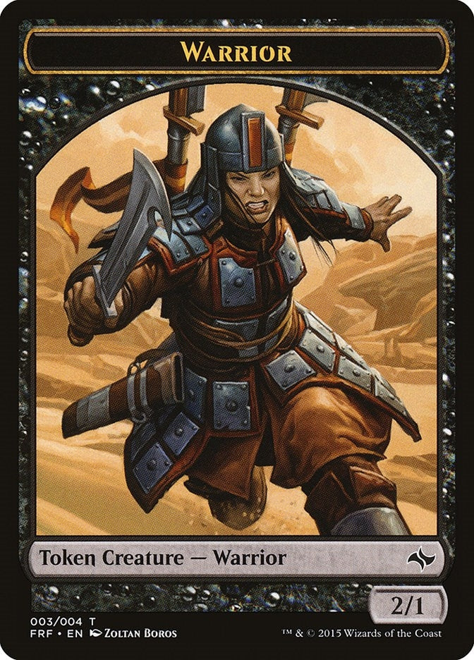 Warrior Token (3) [FRF]