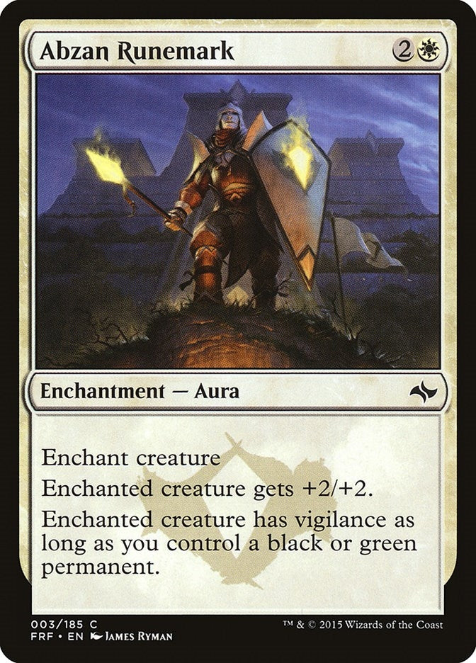 Abzan Runemark (3) [FRF]
