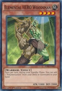 Elemental HERO Woodsman (SDHS-EN003) [SDHS]