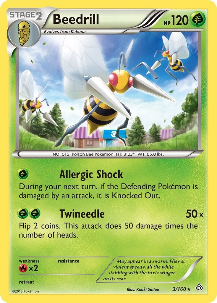 Beedrill (3/160) [PRC]