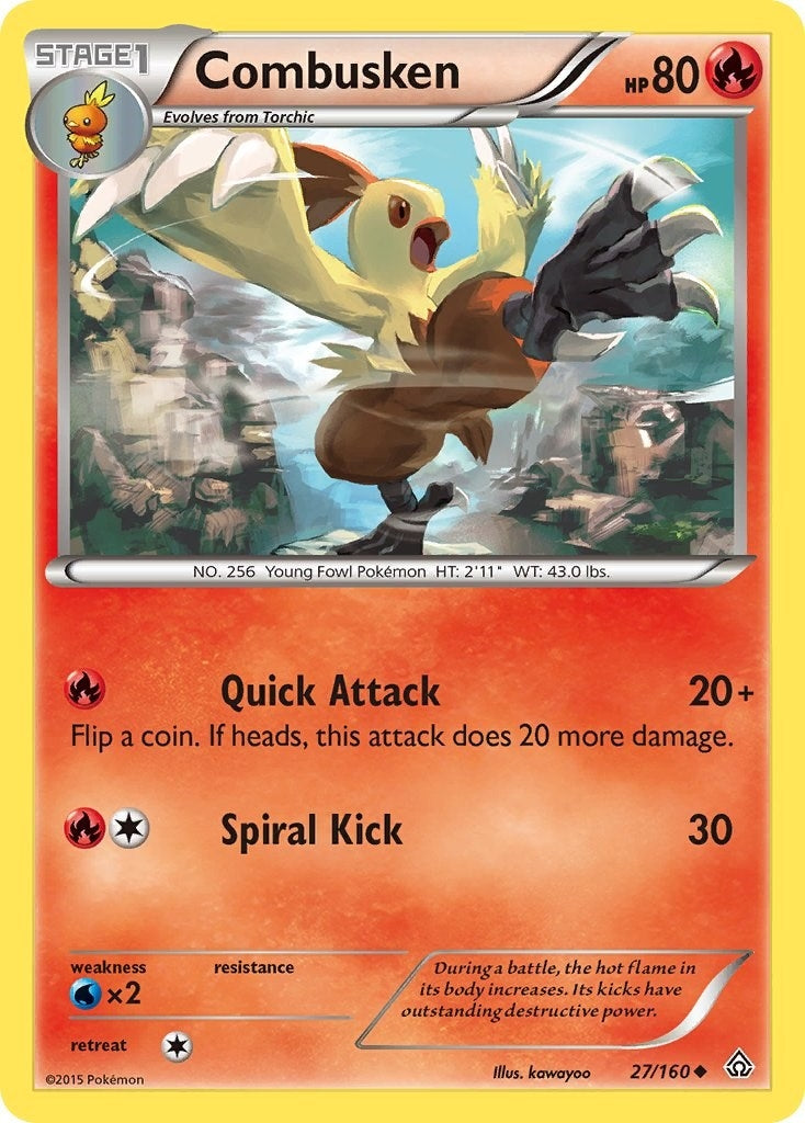 Combusken (27/160) [PRC]