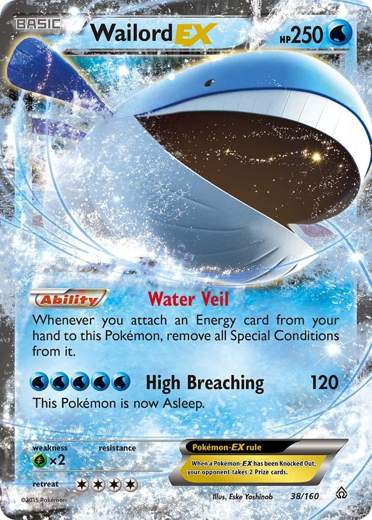Wailord EX (38/160) [PRC]