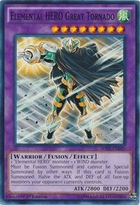 Elemental HERO Great Tornado (SDHS-EN045) [SDHS]