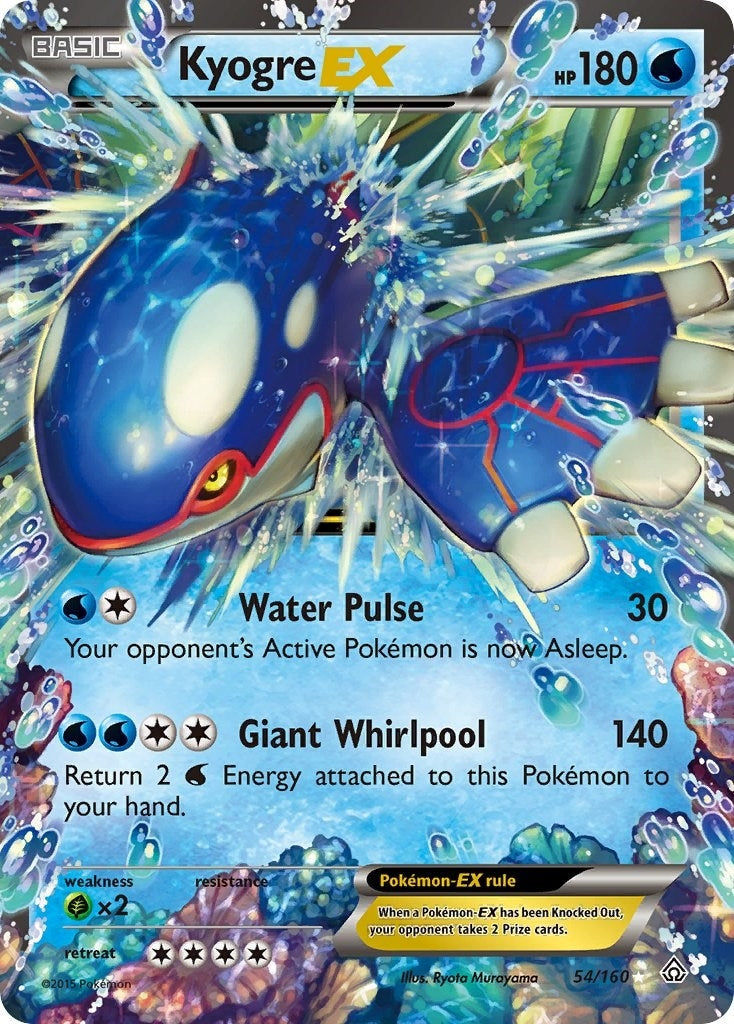 Kyogre EX (54/160) [PRC]