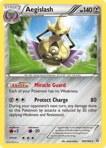 Aegislash (100/160) [PRC]