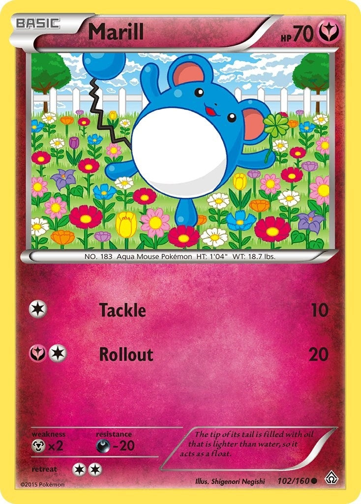 Marill (102/160) [PRC]