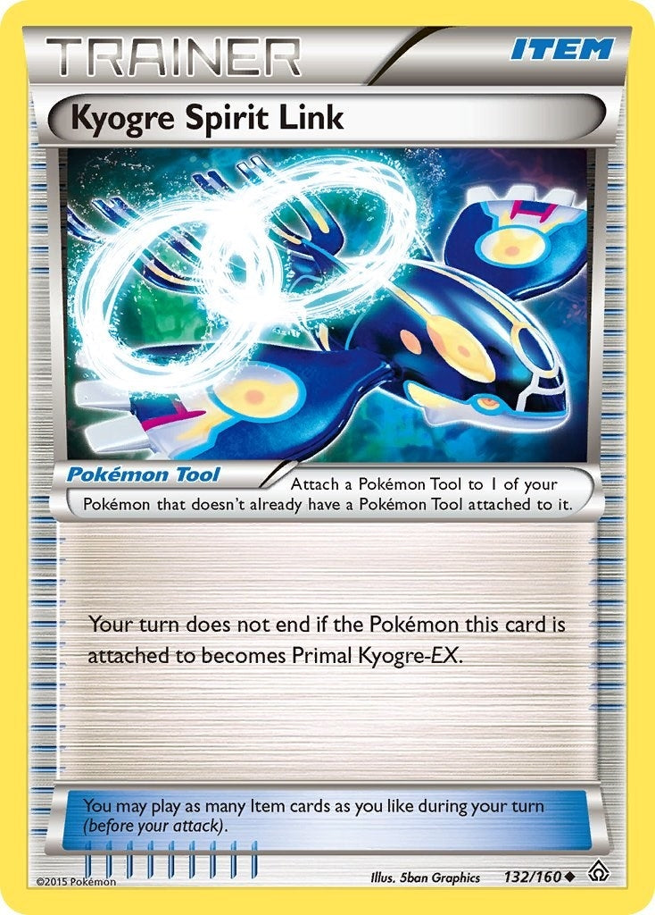 Kyogre Spirit Link (132/160) [PRC]