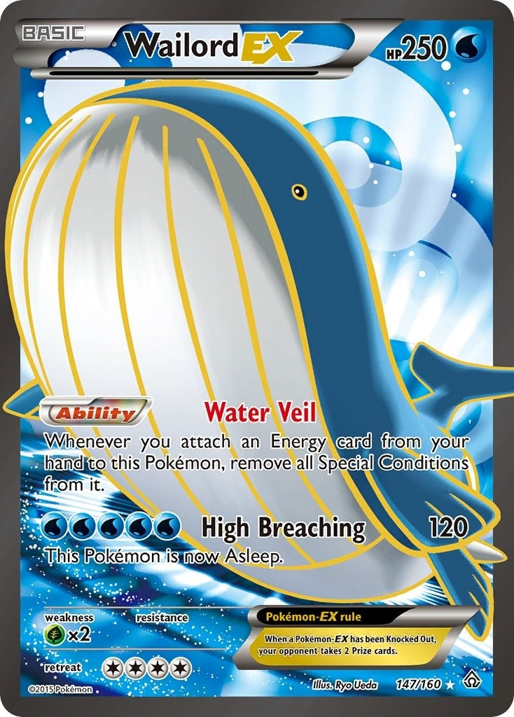 Wailord EX 147 Full Art (147/160) [PRC]