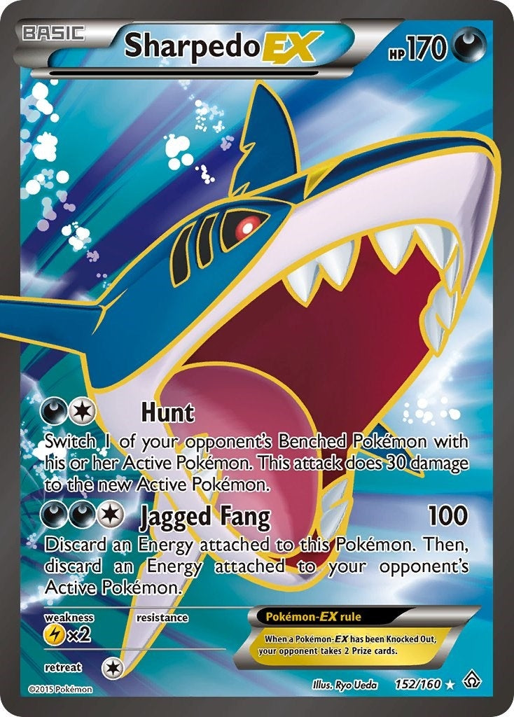 Sharpedo EX 152 Full Art (152/160) [PRC]