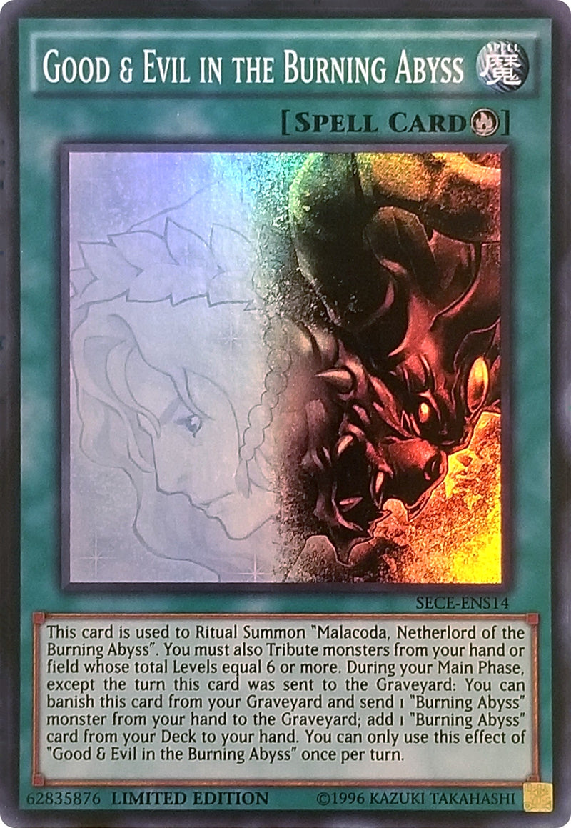 Good & Evil in the Burning Abyss (SE) [SECE-ENS14] Super Rare