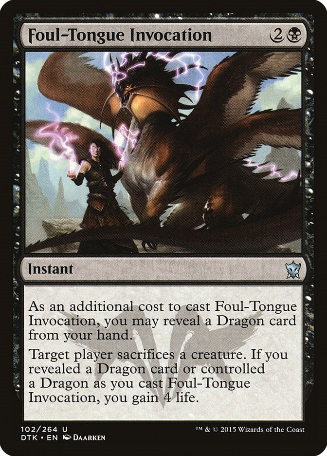 Foul Tongue Invocation (102) [DTK]