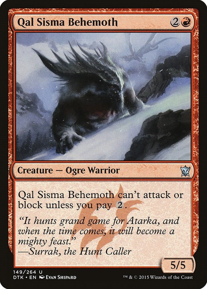Qal Sisma Behemoth (149) [DTK]