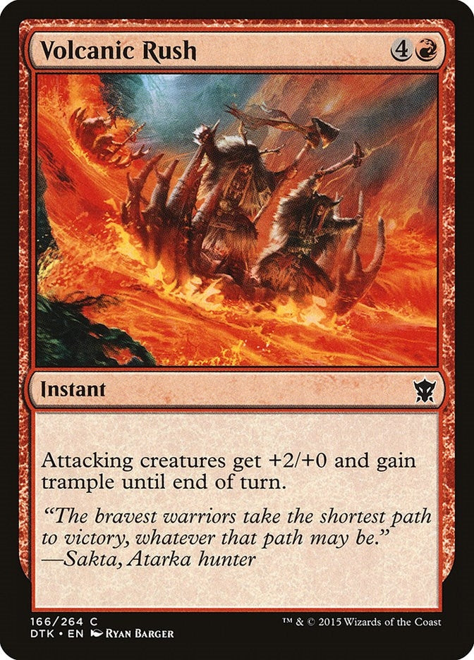 Volcanic Rush (166) [DTK]
